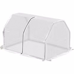 Descrizione: Divertiti col giardinaggio anche negli spazi più piccoli grazie a questa mini serra Outsunny. Realizzata in acci ...