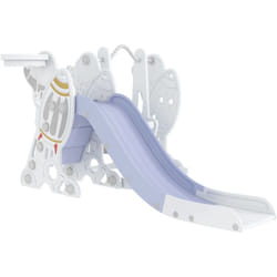 AIYAPLAY Set da Gioco 3 in 1 da Bambini 18-48 Mesi con Altalena Scivolo Canestro