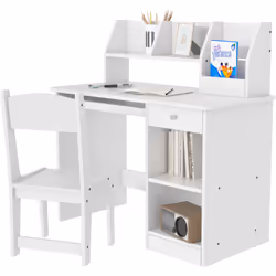 Descrizione: Migliora la cameretta dei bambini con il set banchetto scuola con sedia abbinata ZONEKIZ. Progettato per bambini ...