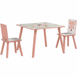 Descrizione: Crea la zona perfetta per i più piccoli con il set tavolo e sedie per bambini ZONEKIZ. Progettato considerando l ...