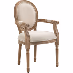 Descrizione: Con questa sedia HOMCOM aggiungere stile alla tua casa è facile. Caratterizzata da un design classico in stile f ...
