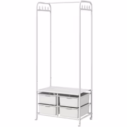 Descrizione: Il nostro stand appendiabiti HOMCOM con scarpiera a 4 cesti offre un supporto ideale in termini di organizzazion ...