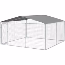 Descrizione: Il tuo cane potrà godersi lo spazio esterno in sicurezza con questo box per cani PawHut! Questo recinto per cani ...