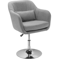 Homcom - Sedia Moderna in Tessuto Traspirante con Supporto Lombare