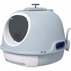 Descrizione: Con un design unico, questa lettiera coperta di PawHut garantirà al tuo gatto una privacy completa e aiuterà a c ...