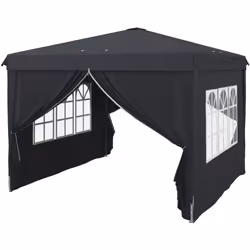 Descrizione: Outsunny ti offre una protezione facile e veloce dal sole con il nostro gazebo da giardino pieghevole e facile d ...