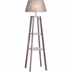 Descrizione: Con questa lampada da terra HOMCOM illumini con stile ogni spazio di casa. La solida e ampia base in legno rende ...