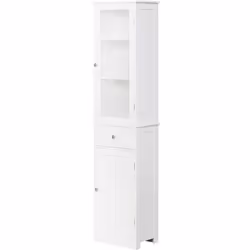 Descrizione: Ti manca spazio in bagno? kleankin ti propone questo elegante mobile bagno dalle dimensioni compatte ma capiente ...