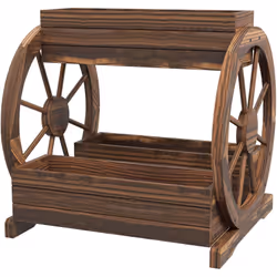 Descrizione: Porta lo stile rustico e country nei tuoi spazi esterni con la fioriera da giardino Outsunny. L'originale design ...