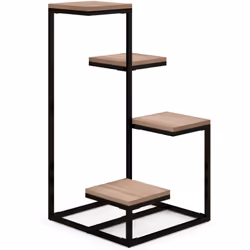 Descrizione: Il portapiante Outsunny è il supporto per vasi perfetto per ogni spazio. La combinazione di legno e acciaio rend ...