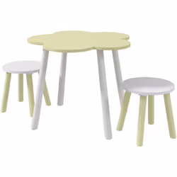 Descrizione: Regala ai più piccoli uno spazio dedicato alle loro attività con questo set tavolo e sedie per bambini ZONEKIZ d ...