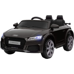 Homcom - Auto Elettrica Bambini 3-5 Anni audi tt con Fari led e Telecomando Nero