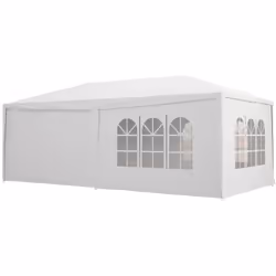Descrizione: Se stai pianificando una festa nei tuoi spazi all'aperto, questo gazebo da giardino fa al caso tuo. È dotato di ...