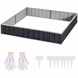 Descrizione: Esplora la versatilità della fioriera per piante di Outsunny! Realizzato in acciaio galvanizzato a prova di rugg ...