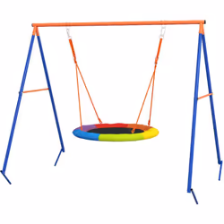 Descrizione: L'altalena per bambini Outsunny è dotata di un grande seggiolino a forma di disco che può ospitare 2 bambini con ...