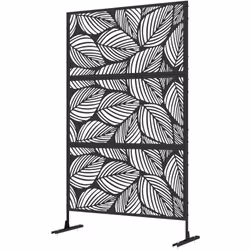 Descrizione: Rinnova il tuo giardino con il paravento decorativo Outsunny! Elegante e funzionale, questo divisorio per balcon ...