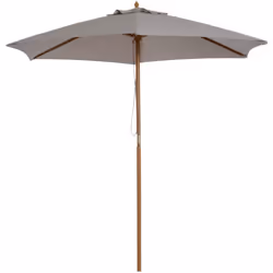 Descrizione: Questo ombrellone da giardino Outsunny è perfetto per creare un riparo dal sole durante le ore più calde. Le 6 s ...