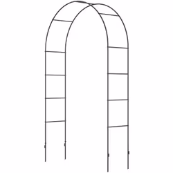 Descrizione: Questo arco per rose di Outsunny è la decorazione ideale per i tuoi spazi all'aperto! Le aste trasversali fornis ...