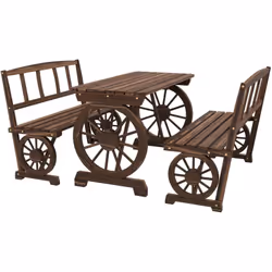 Descrizione: Rinnova il tuo spazio all'aperto con il nostro originale set da giardino Outsunny per 4 persone! Questo set di 3 ...