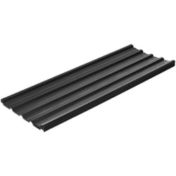 Outsunny Set 12 Lastre per Casette da Giardino in Acciaio Grigio
