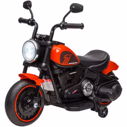 Descrizione: I tuoi giovani piloti non vorranno più scendere da questa moto elettrica per bambini HOMCOM una volta provata. Q ...