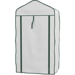 Outsunny - Serra da Balcone con Copertura in pe, 3 Ripiani e Porta Avvolgibile