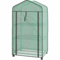 Descrizione: Coltiva al meglio le tue piante con questa mini serra da giardino Outsunny! È dotata di una solida struttura in ...