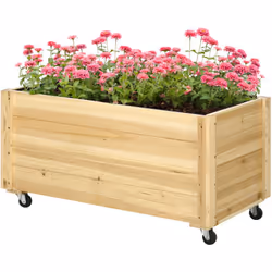 Descrizione: La nostra fioriera da giardino Outsunny ti permetterà di separare le piante in base al tipo di terreno o alla va ...