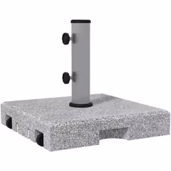 Descrizione: Dai un tocco di stile al tuo spazio esterno con il basamento per ombrellone Outsunny, minimalista e funzionale. ...