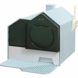 Descrizione: Questa lettiera per gatti dall'originale design a forma di casetta è un regalo perfetto per i tuoi amici. La str ...
