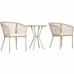 Descrizione: Crea il tuo angolo relax in giardino con il set da esterno Outsunny, composto da 2 poltroncine per esterno e un ...