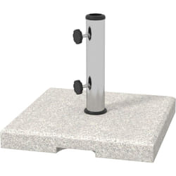 Outsunny - Base per Ombrellone da 25kg con Manopole e Maniglie Grigia