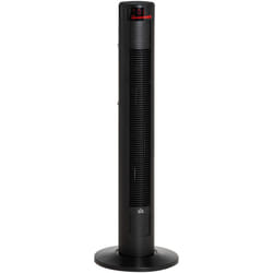 Homcom - Ventilatore da Terra con Timer 12h e Telecomando in abs Nero