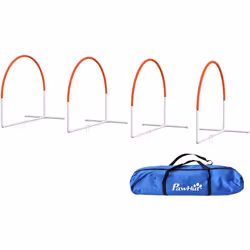 Descrizione: Allena il potenziale del tuo animale domestico con il nostro set agility dog PawHut da utilizzare all'aperto. Qu ...