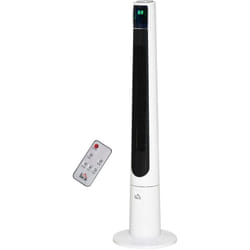 Homcom - Ventilatore da Terra con Timer 12h e Telecomando in abs Bianco
