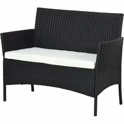 Descrizione: Questo accogliente divanetto da giardino Outsunny, con il suo robusto telaio in acciaio avvolto in rattan PE, è ...