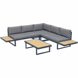 Descrizione: Trasforma il tuo spazio esterno in un'oasi di relax con l'elegante set da giardino Outsunny da 4 pezzi. Il set è ...