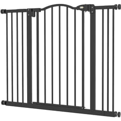 Pawhut - Cancelletto per Cani Estensibile e Regolabile 74-100 cm Nero