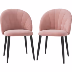 Descrizione: Questo set di due sedie da pranzo HOMCOM dal design contemporaneo rende ogni momento a tavola confortevole. L'el ...