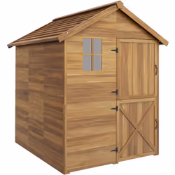 Descrizione: Rendi i tuoi esterni funzionali ed eleganti con la casetta da giardino in legno Outsunny! Il suo design con fini ...