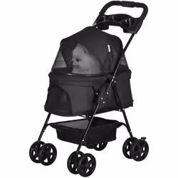 Descrizione: Cerchi una soluzione per passeggiare con i tuoi amici a 4 zampe senza fatica? Il passeggino per cani PawHut è qu ...
