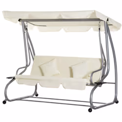 Descrizione: Il nostro dondolo letto 3 posti Outsunny è il complemento d'arredo ideale per integrarsi in qualsiasi giardino, ...