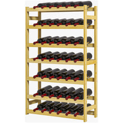 Homcom - Cantinetta per Vini a 7 Livelli per 42 Bottiglie in Legno di Pino