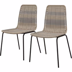 Descrizione: Scopri il fascino delle nostre sedie da cucina HOMCOM, un set di 2 pezzi che donano un tocco di eleganza bohémie ...