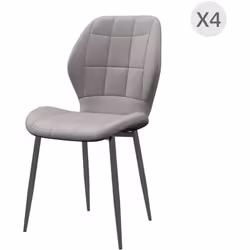 Descrizione: Dai un nuovo look ai tuoi spazi con il set di 4 sedie da pranzo HOMCOM, un mix di stile moderno e comfort perfet ...