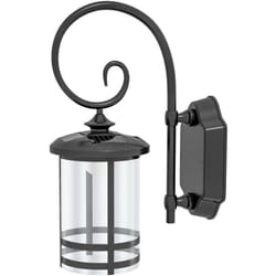 Outsunny - Luce da Esterno con Pannello Solare Accensione Automatica IP44 Nero
