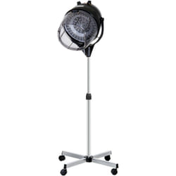 Homcom - Casco per Capelli 1180W ad Altezza Regolabile con Timer Nero