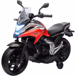 Descrizione: Scatena il divertimento dei tuoi giovani piloti con la moto elettrica per bambini AIYAPLAY con licenza ufficiale ...