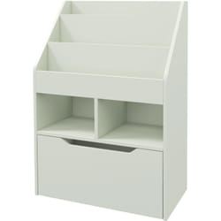 Piccola Libreria per Bambini con 3 Ripiani e Cassetto in mdf Verde - Homcom