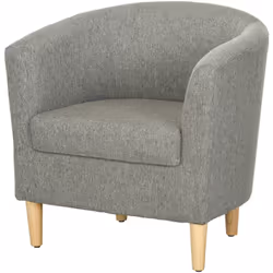 Descrizione: Aggiungi un tocco di modernità a qualsiasi ambiente con la poltrona stile nordico HOMCOM! Rivestita in tessuto g ...
